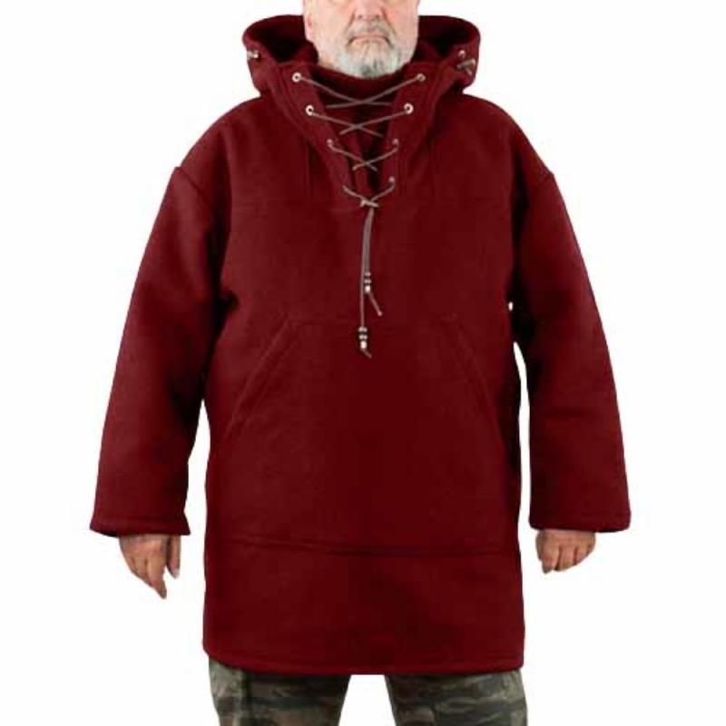 Men's Wool Heavy Coat Hiking Jackets Waterproof Windbreaker Climbing Camping Rain Coat camping