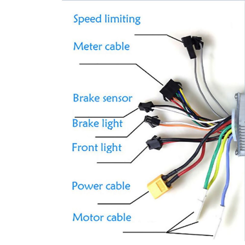 JP Brushless Motor Controller Speed Controller with LCD Display Panel for  Bike Scooter,60V 45A 2800W