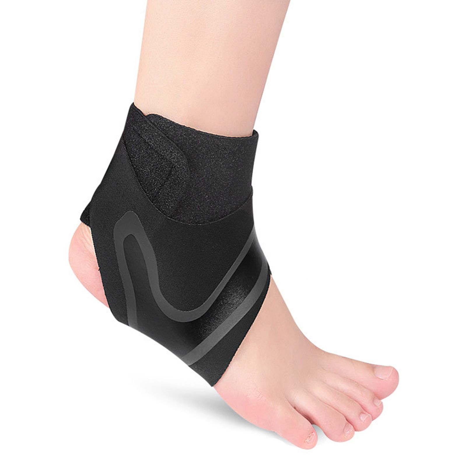 L for right foot 1pc Ankle Support Lightweight Breathable Adjustable Ankle Brace Ankle Sleeve for Men and Women