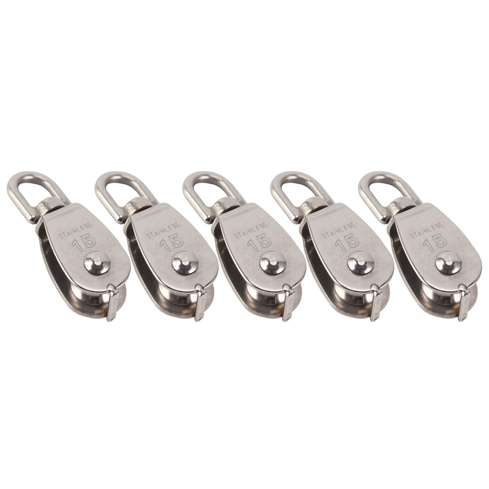 Stainless Steel Pulley Roller High Strength for Outdoor Sports Fitness Muscle Training Protection