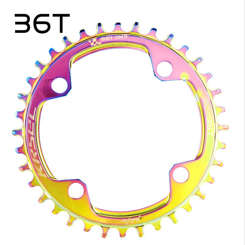 Yfashion ycle Chain wheel 104 Chainring Mountain Bike 32T 34T 36T 38T Crankset Bike Positive & Negative Chain Wheel
