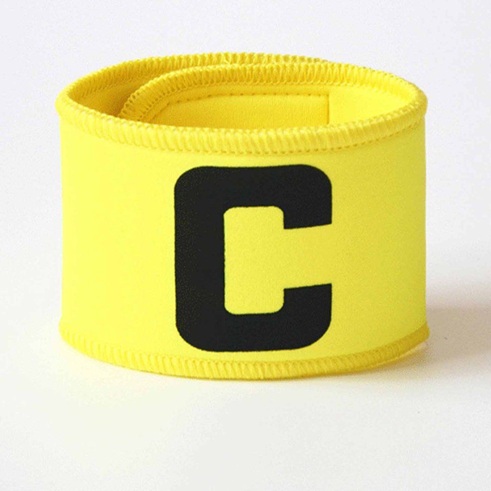 Flexible Armband Football Team Captain Band Arm Training Soccer Armband-yellow