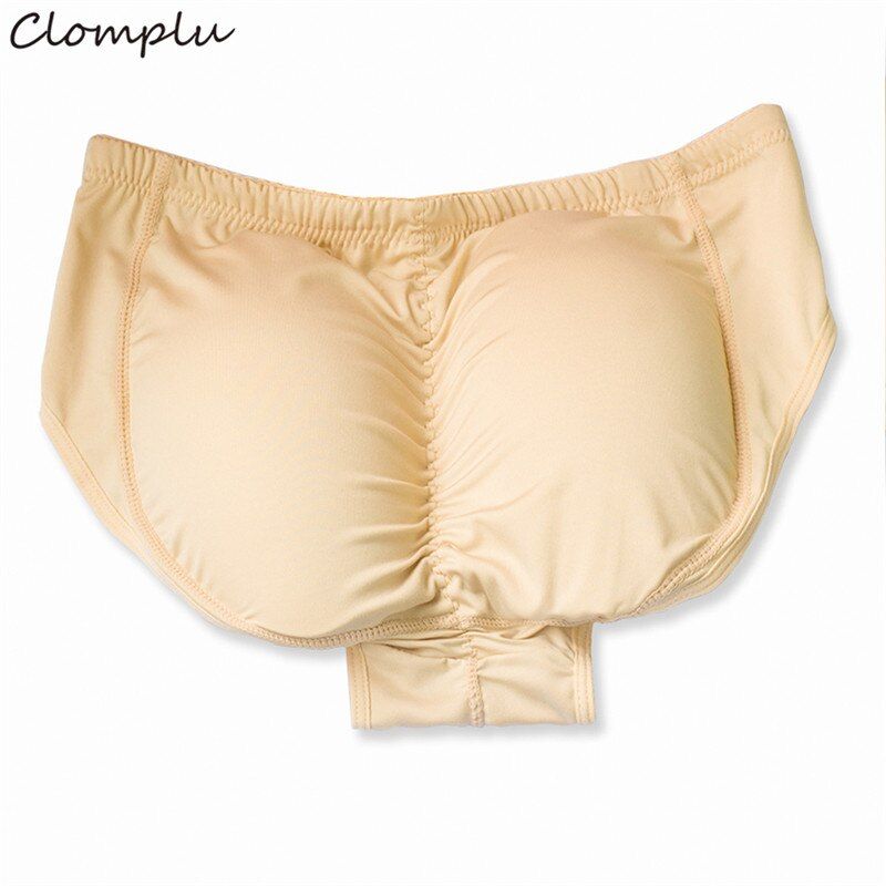 Clomplu Male Shaper Padded Underwear 2019 New Plus Size Spandex Control Panties for Men Slim Fit Booty Enhancer  Lifter