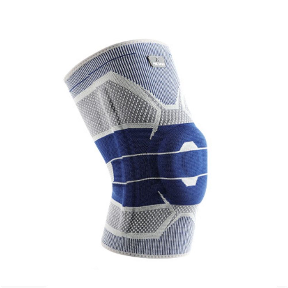 Yfashion Men Women Anti-slip Sports Knee  Pads Silicone Spring Strip Support Pressure Strap Knee Protection