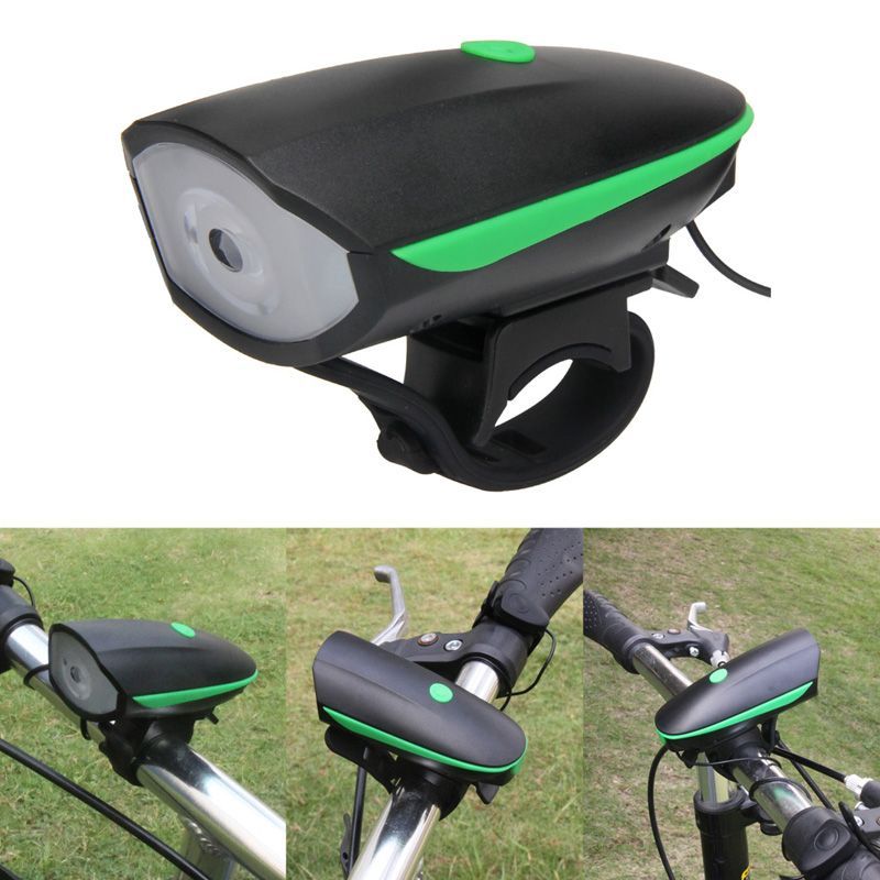 Waterproof Rechargeable 2 In 1 Bicycle Light and Horn (Many Colors Available)