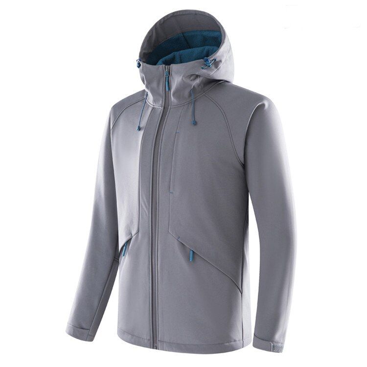 Mountainskin Men Women Softshell Hiking Thick Jackets Outdoor Sports Windproof Climbing Windbreaker Camping Coats VA618