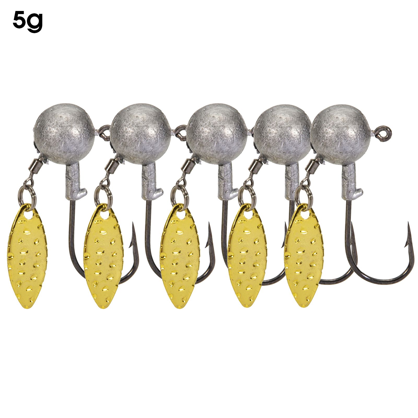 Fish Hook Round Ball Head Wear-resistant Fishing Jig Hook