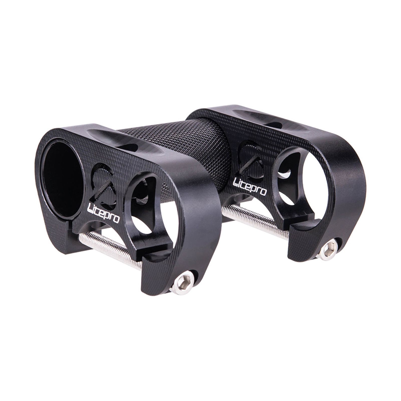 2Pcs ZTTO Ultralight Aluminum   Bike Hollow Double Handlebar Stems for Folding Bicycles