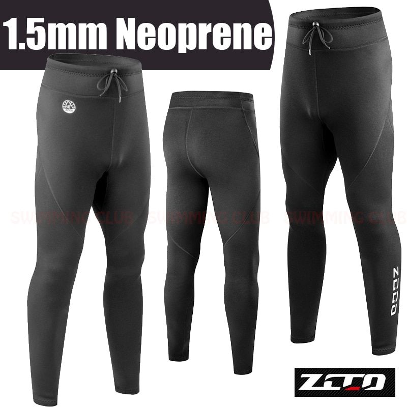 1.5MM NEOPRENE MEN'S DIVING JACKET SUIT LONG SLEEVES SNORKELING COAT SURFING SHIRTS PANT WINTER WARM WETSUITS SWIMWEAR