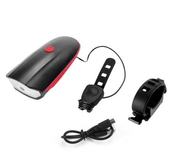 Waterproof Rechargeable 2 In 1 Bicycle Light and Horn ( Many Colors Available)