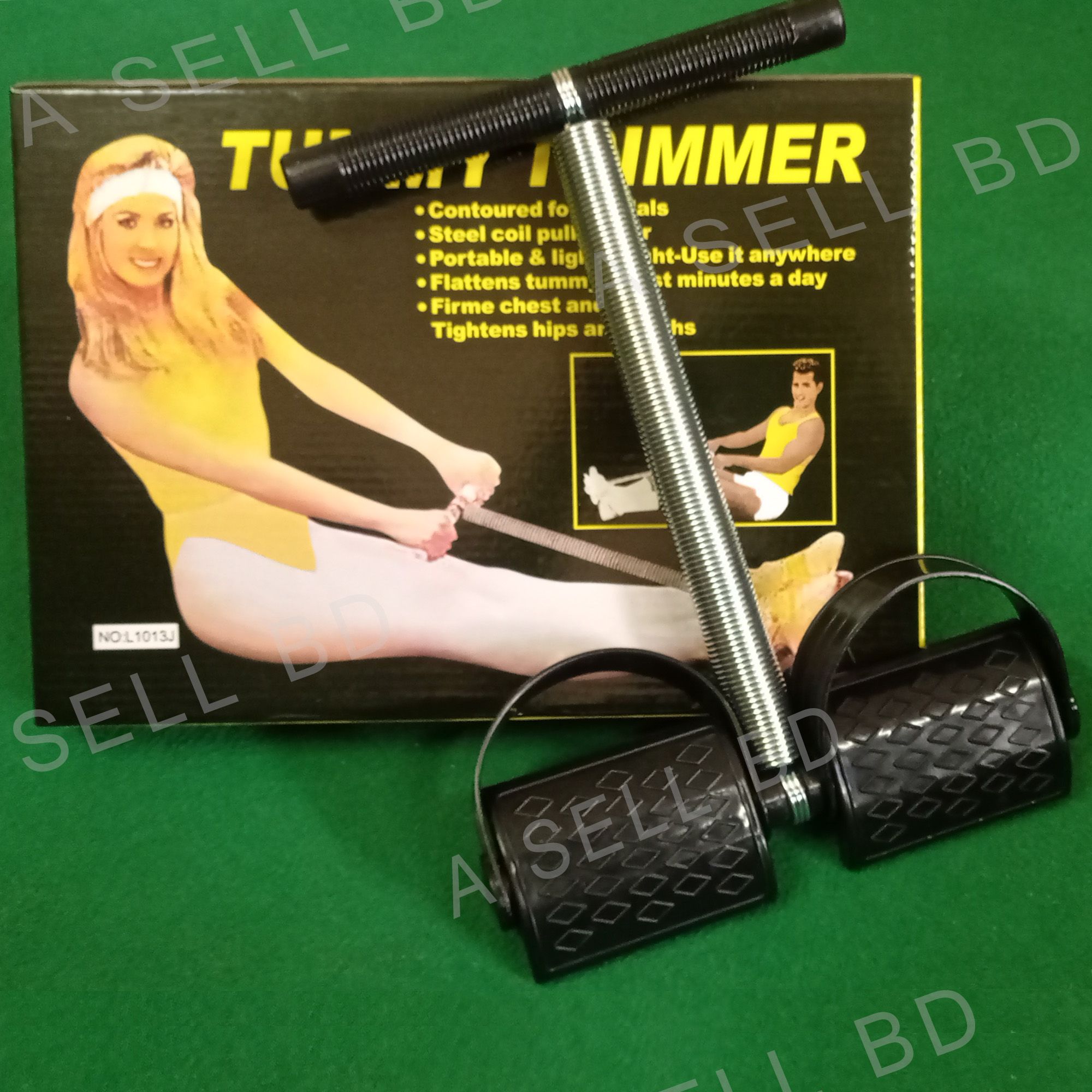 Tummy Trimmer Ab Exerciser with Chest Expander and Hand Grip Home Fitness Equipment Muscle Training