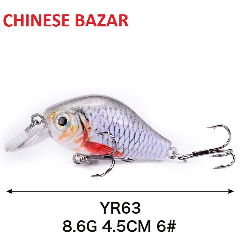 YR63 Wholesale Manufacturer Supply Artificial 8.6g Crank Lure Bait