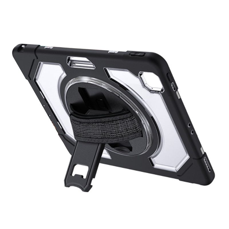 BRADOO-for iPad Pro 202112.9-Inch Protective Case with Stand with Pen Slot 360 Degree Rotating Protective Case