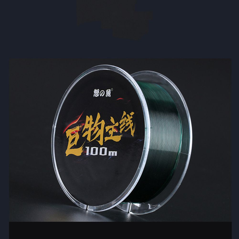 Yfashion 100m/roll Fishing  Line Strong Pull Force Nylon Line For Sturgeon Wear-resistant Anti-bite