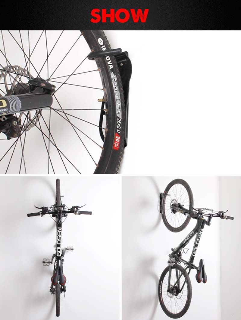 Bike Wall Mount Bicycle Stand Holder Mountain Bike Rack Stands Hanger Hook Storage Bicycle Mounted Rack Stands Cycle Hanger Cycle Stand