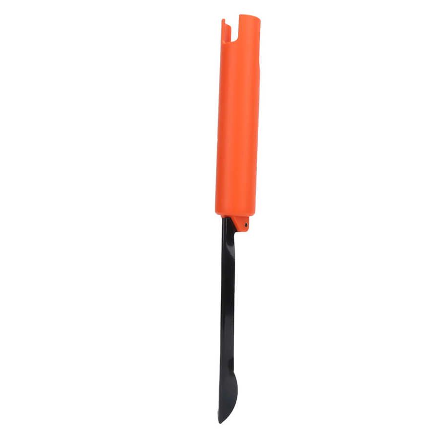 Fishing Rod Holder Foldable Orange Fish Pole Ground Inserted Support Bracket
