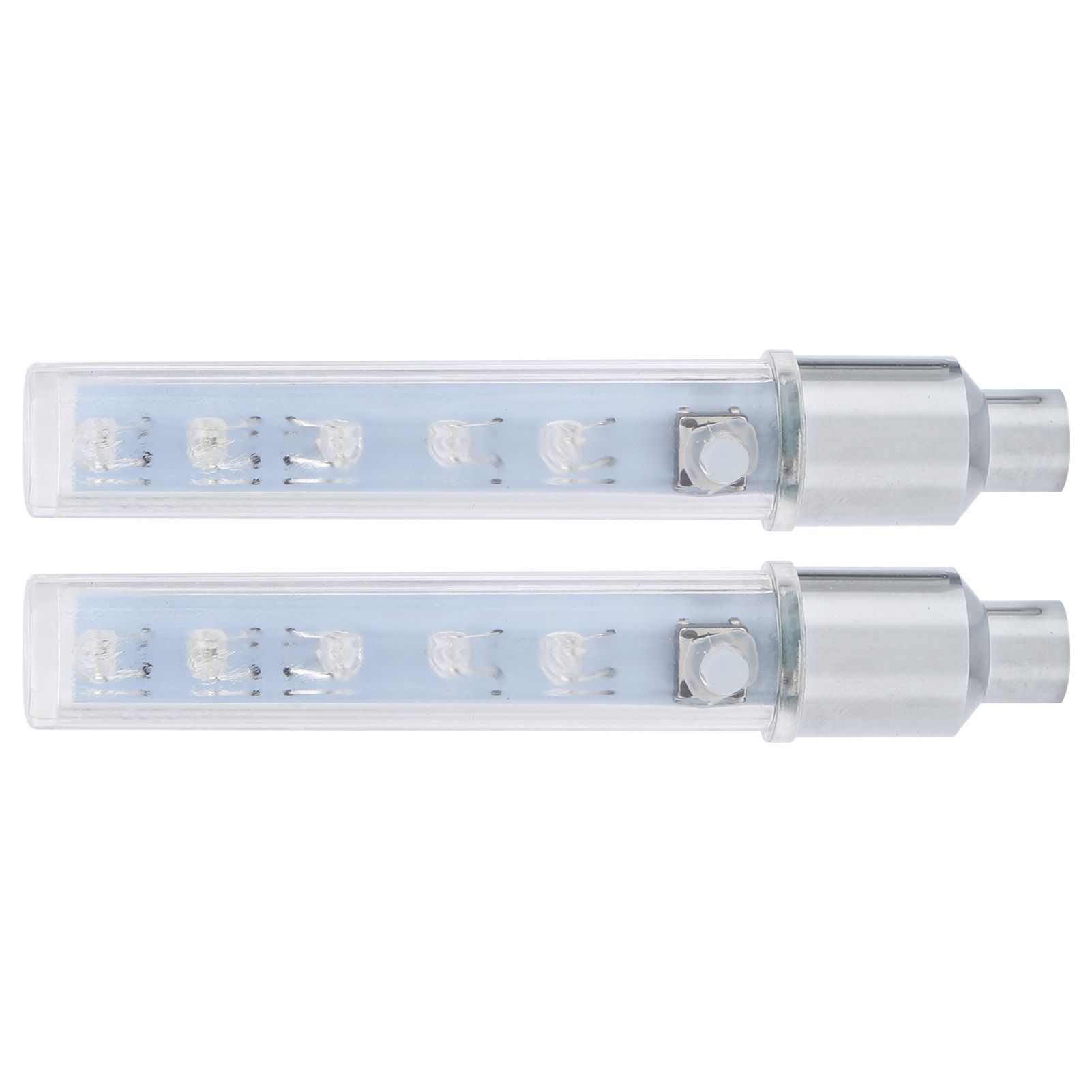 2Pcs Bike Tyre Valve Light 5LED 7 Modes Wheel For Schrader