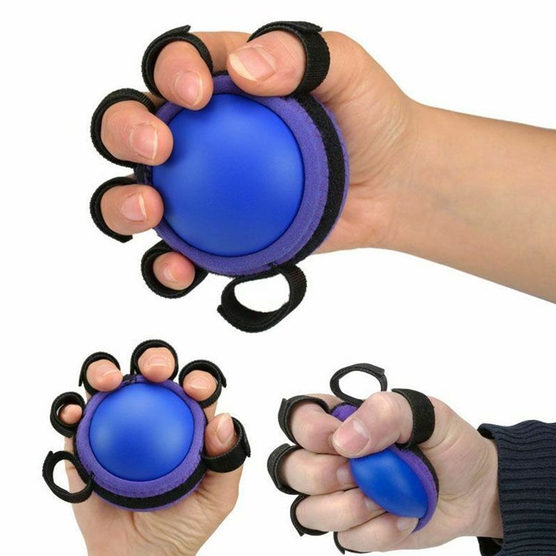 Hand Grip PU Ball Finger Practice Hemiplegia Exercise Muscle  Rubber Rehabilitation Training Gripper