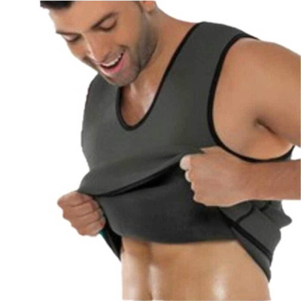 Dropshipping Men Body Slimming Tummy Shaper Belly Underwear shapewear Waist Girdle Tee 2019 Shape Body Vest Shapers S-XXXXL