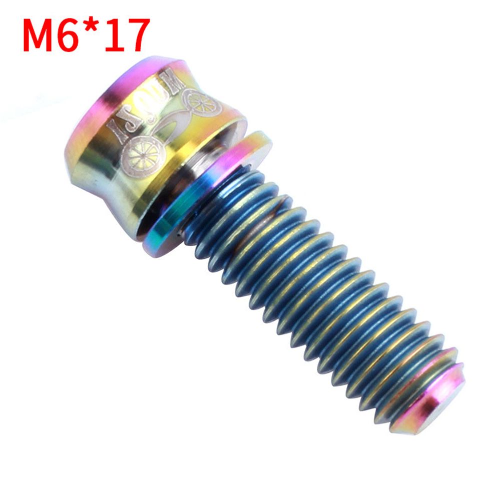 ium Alloy Mountain  Bike  Screw M6*17/19mm Disc Brake Caliper Disc Brake Seat Brake Lever Screw