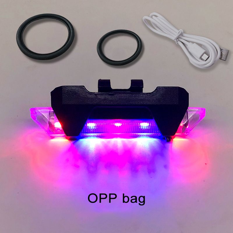 4 Modes Bicycle Light Waterproof Rear Tail Light LED USB Rechargeable Mountain Bike Cycling Light Taillamp Safety Warning Light with nice material
