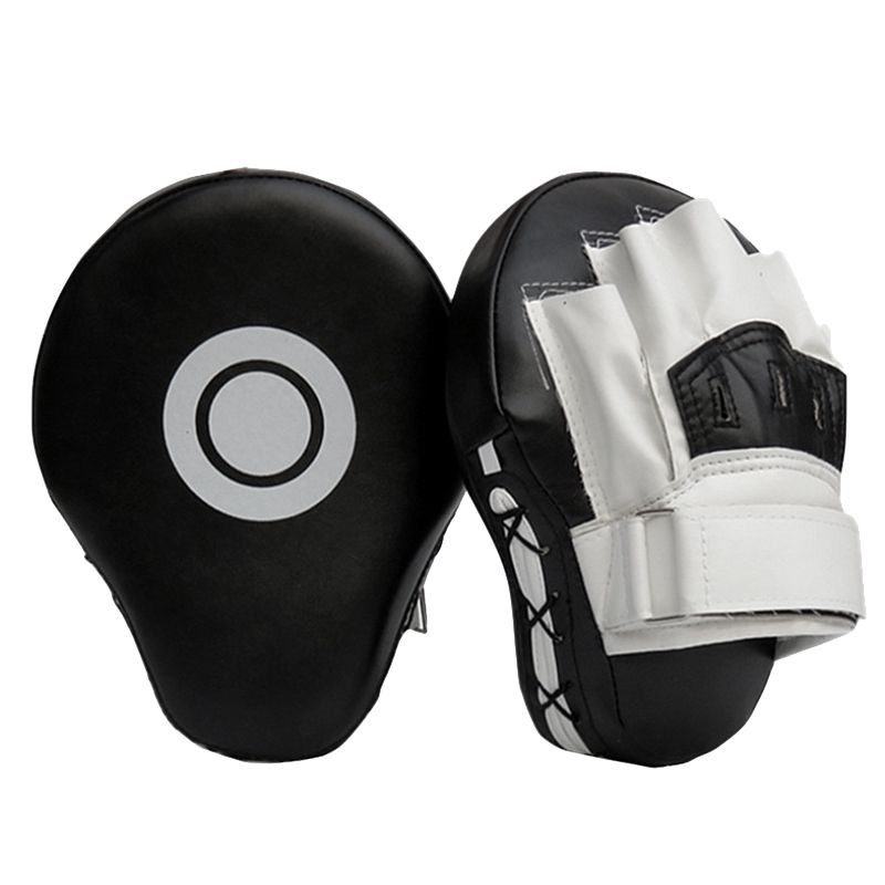 Practical Product Boxing Leather Punch Focus Mitts,Target Training Hand Pads for Karate, Muay Thai Kick, Sparring, Dojo, Martial Arts