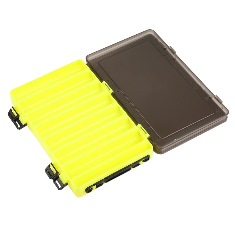 Fishing Tackle Box Double Sided Wooden Shrimp Box Waterproof Portable Multifunctional Fishing Baits Hooks Storage Case