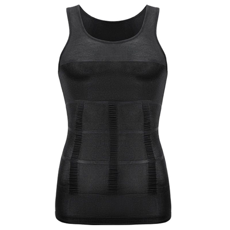 Mens Body Shaper Abs Abdomen Slimming Compression Shirts Belly Reducing Shapewear Corset Top Fitness Hide Gynecomastia Underwear