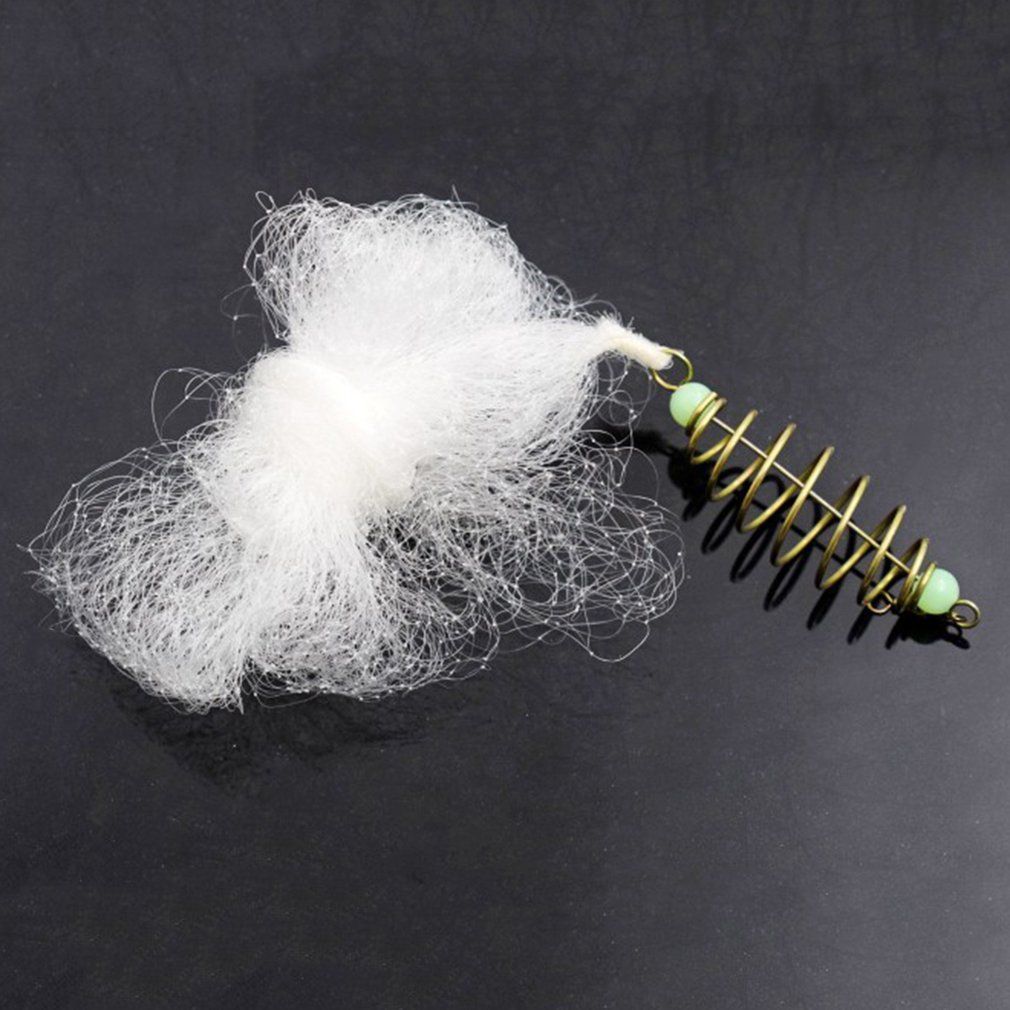 Fishing Net Trap Luminous Bead Copper Spring Shoal Netting Fishnet Tackle