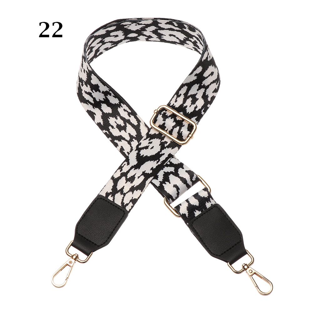 Replaable Nylon Adjustable Decorative Chain Rainbow Handbag Chain Shoulder Bag Straps PU Leather Colored Bag Belts