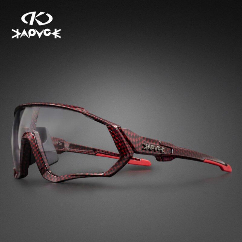Photochromic Cycling Sunglasses Men Women Sports Bicycle Eyewear MTB Road Bike Glasses UV400 Discoloration Goggle 1Lens
