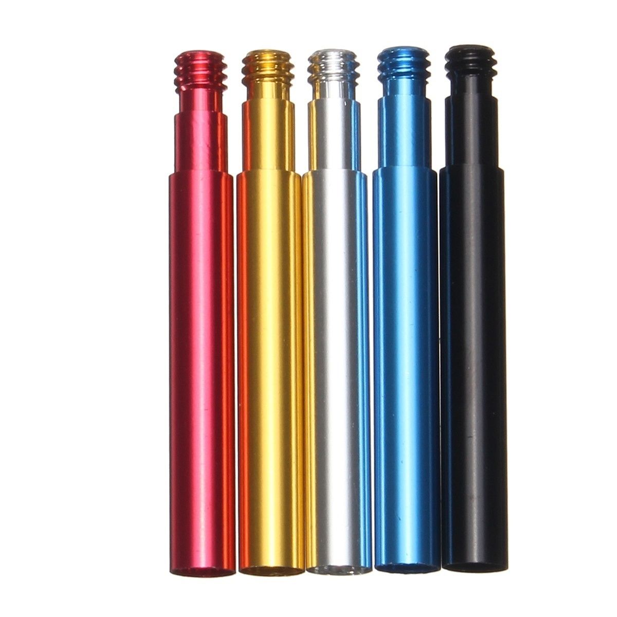 1Pc 50mm 5 Colors Aluminum Bike Bicycle Tube Presta Tyre Valve Extension Extender Outdoor Cycling Repair Tool