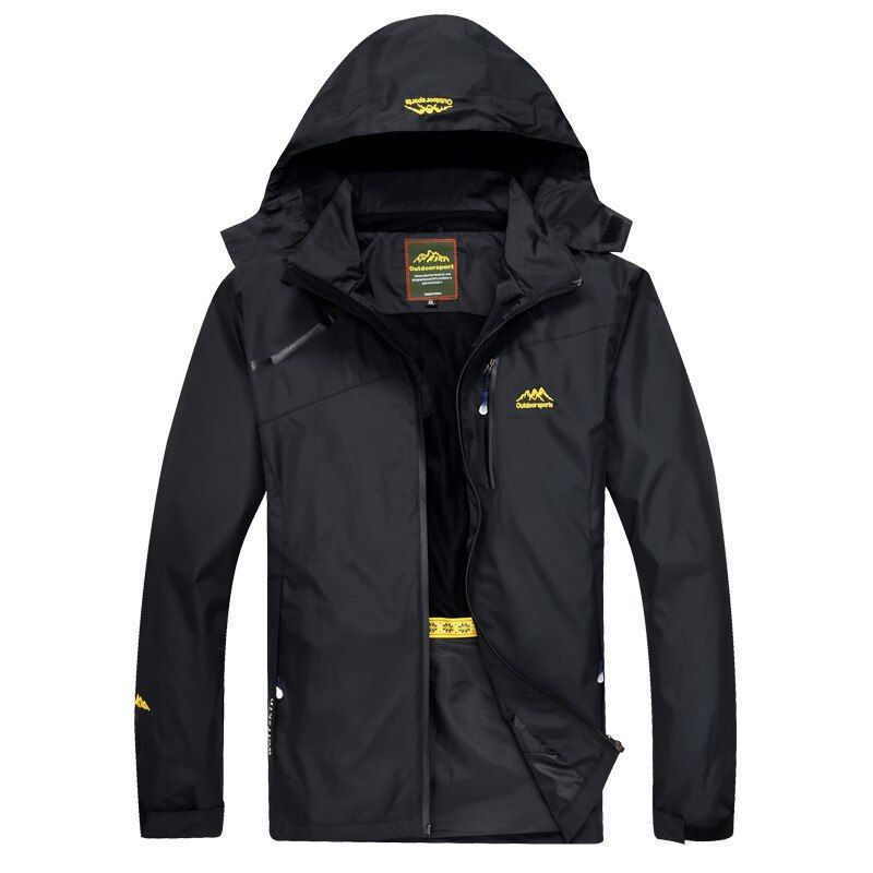 Mountainskin Hiking Jacket Men Autumn Outdoor Sports Coats Hooded Climbing Windbreaker Waterproof Jackets VA289