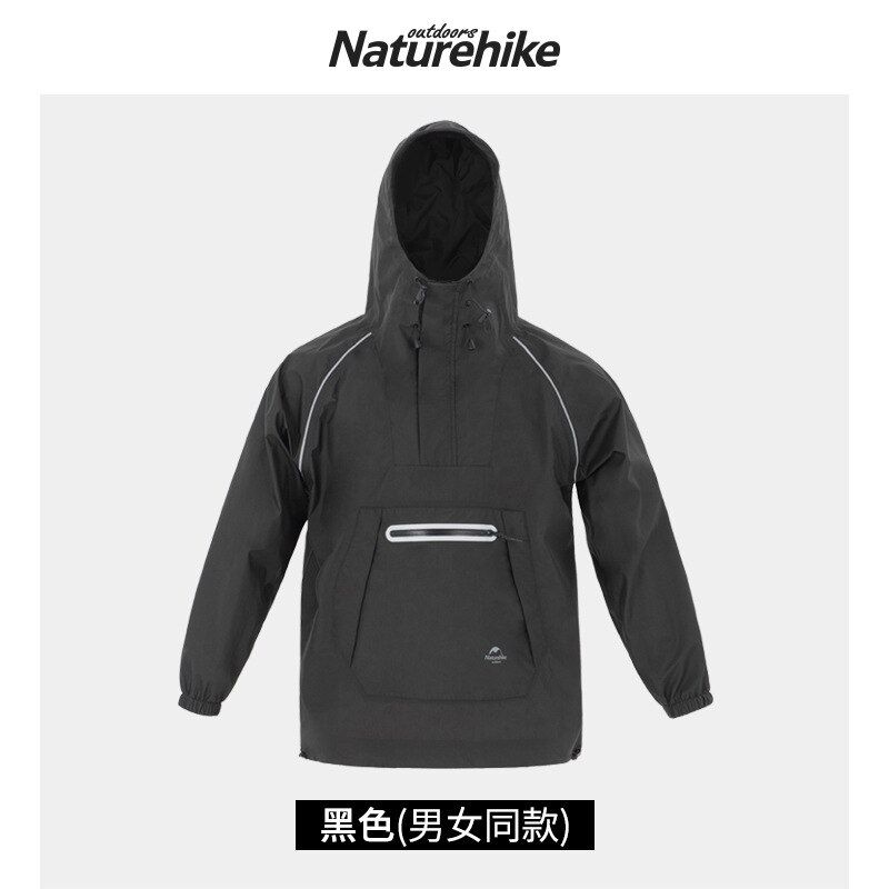 Naturehike Upgraded Ultra-light Raincoat Short Rain Poncho Jacket Breathable Waterproof Suitable For Hiking And Camping