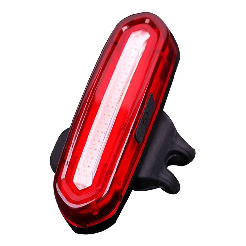 USB Rechargeable Bicycle Bike Cycling Safety Strobe Warning Light Tail Lamp