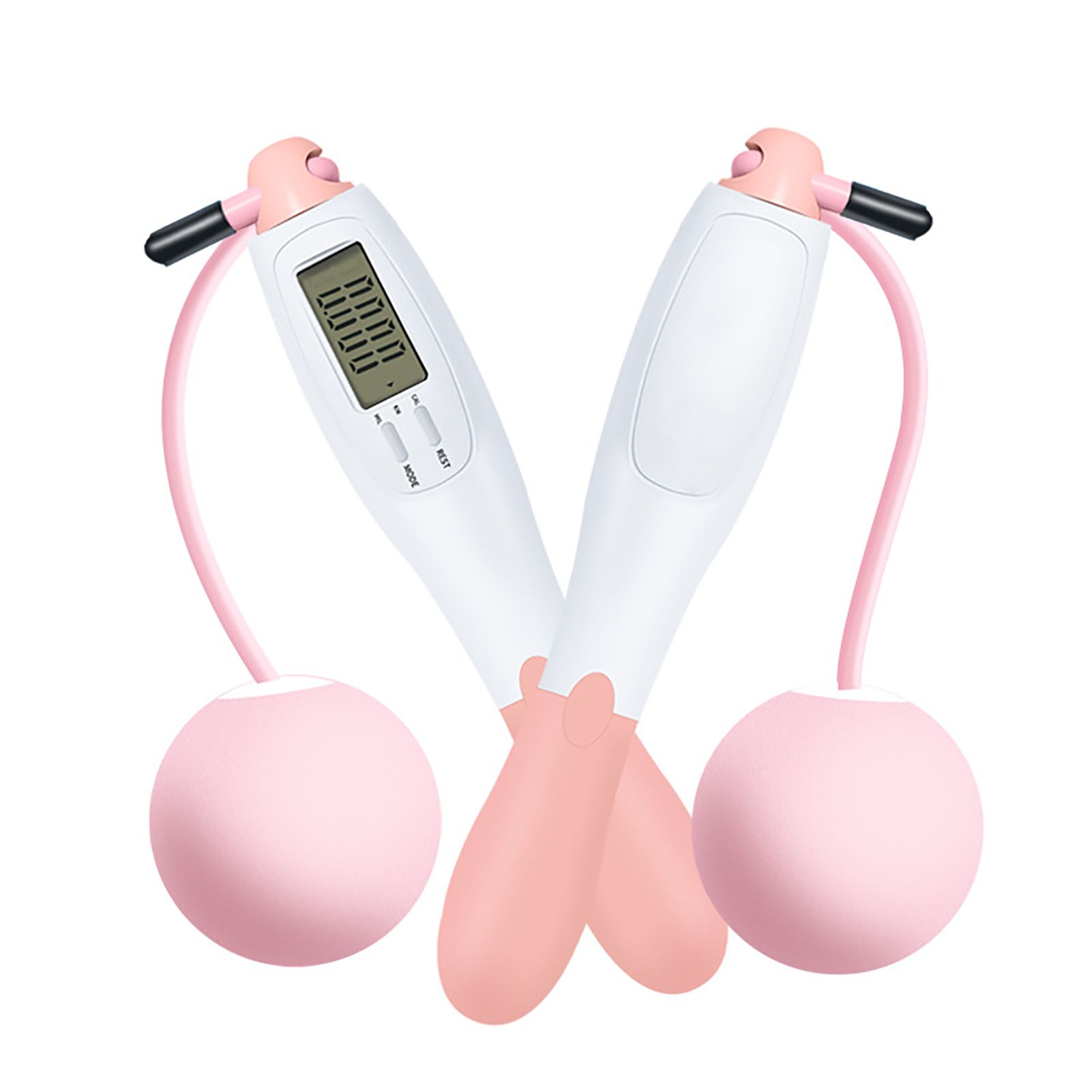 Jump Rope Non-Slip Handle Cordless Smart Counting Single Skipping Rope