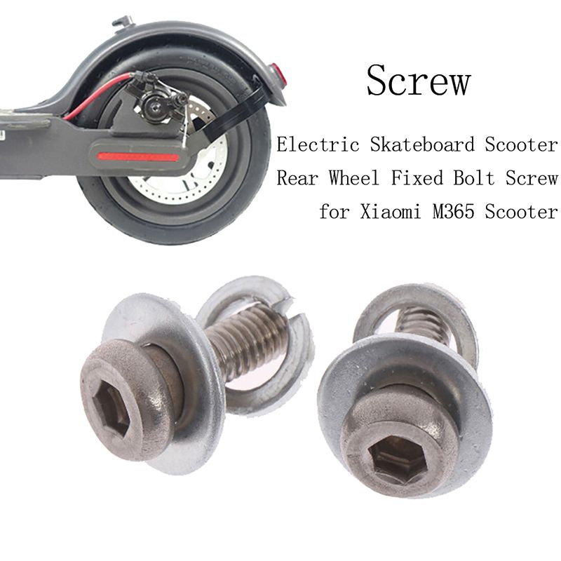 2pcs/lot Scooter Rear Wheel Fixed Bolt Screws for Xiaomi M365 Scooter