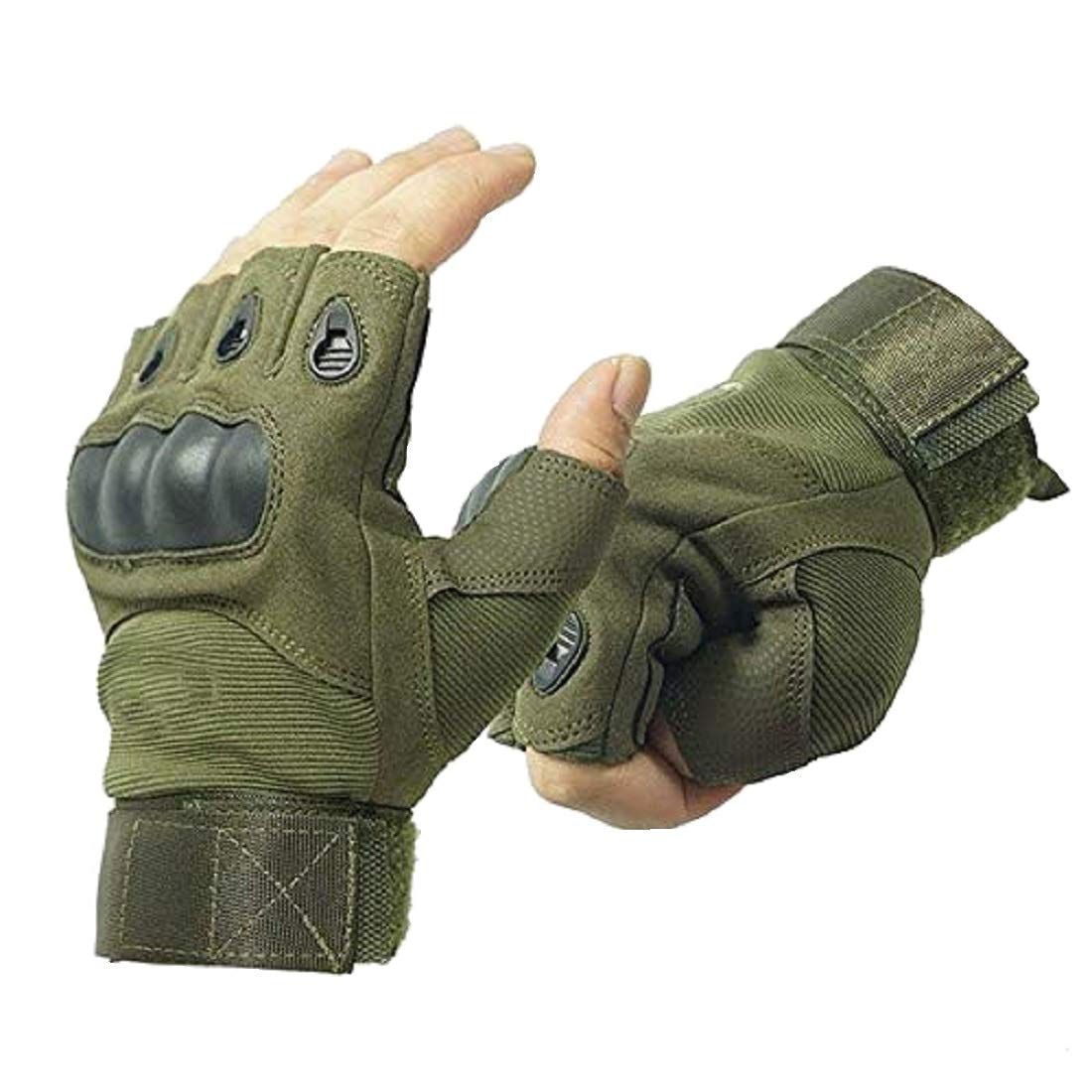 Half finger Tactical Gloves Motorcycle, Cycling, Military, Riding, Outdoors, Shooting Gear Gloves-1 Pair