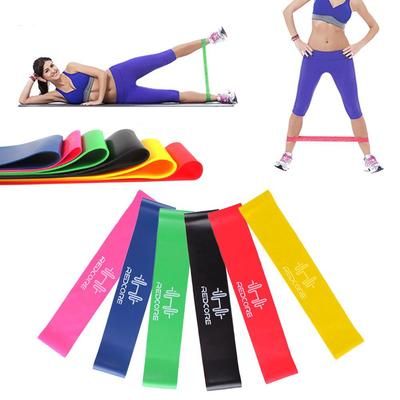 Yoga fitness pull ring training resistance band strength training (random colors)