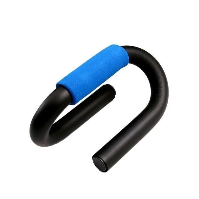 Stainless-Steel Push Up Bar - Black and Blue