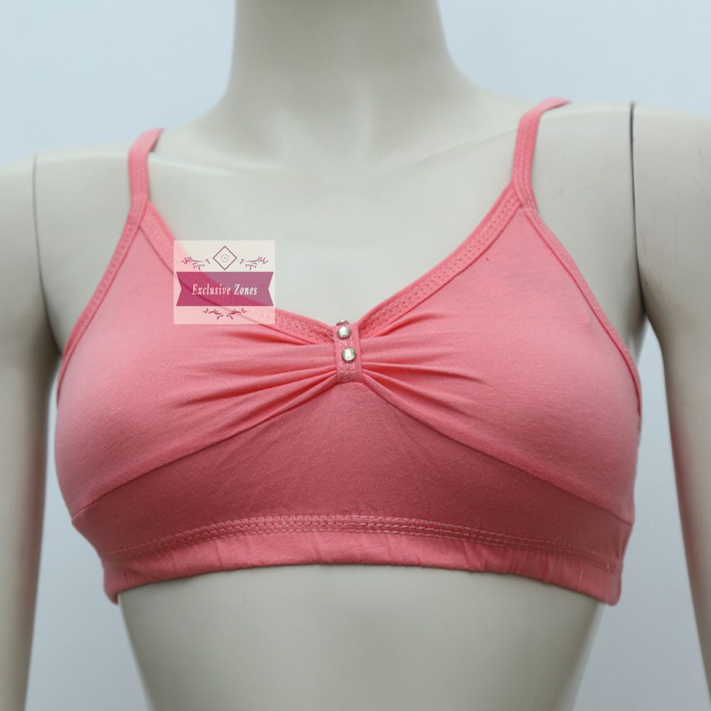 Cotton Training Sports Bra For Teens Girls - Sports Bra