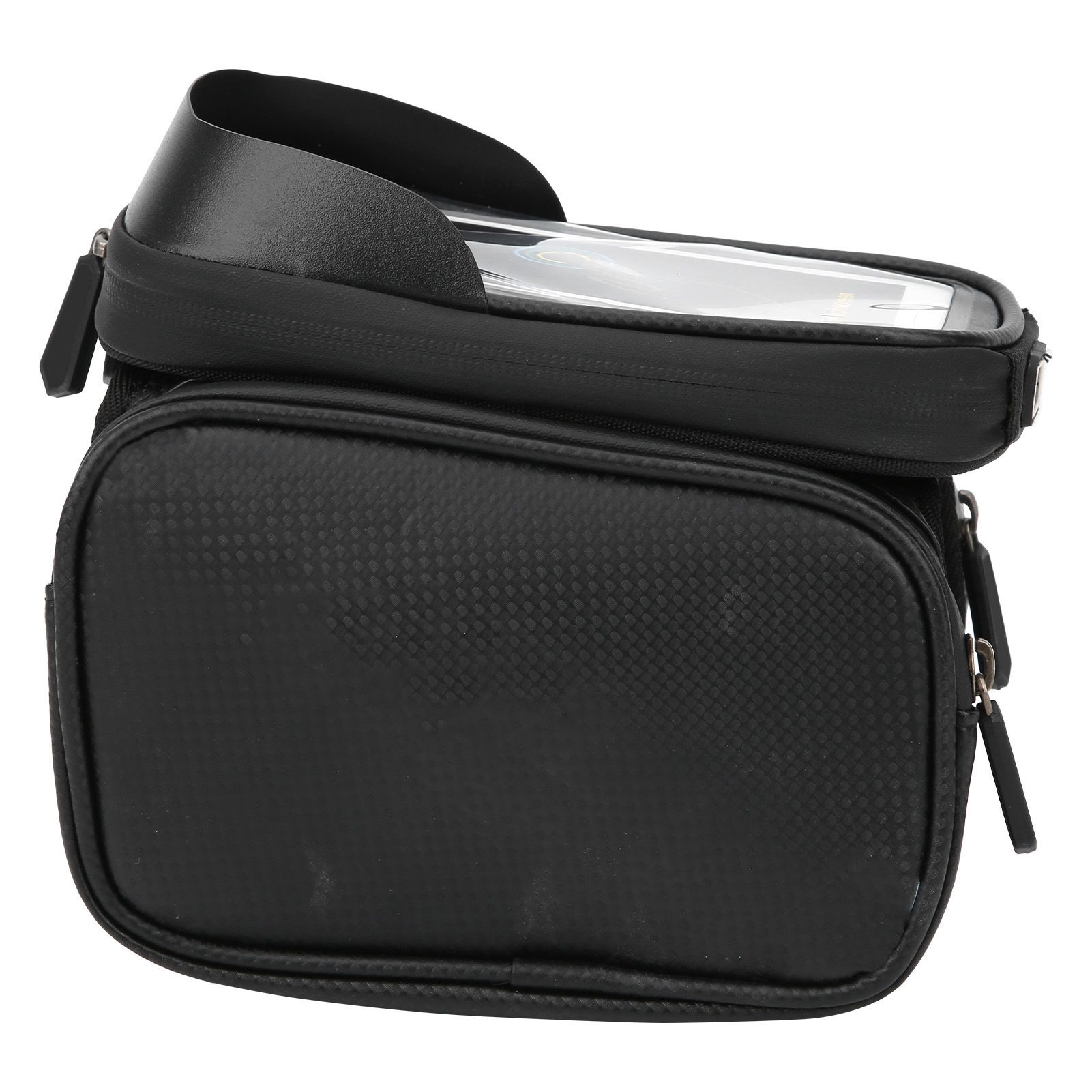 Alomejor Bicycle Front Frame Bag Bike Top Tube Waterproof Phone Holder