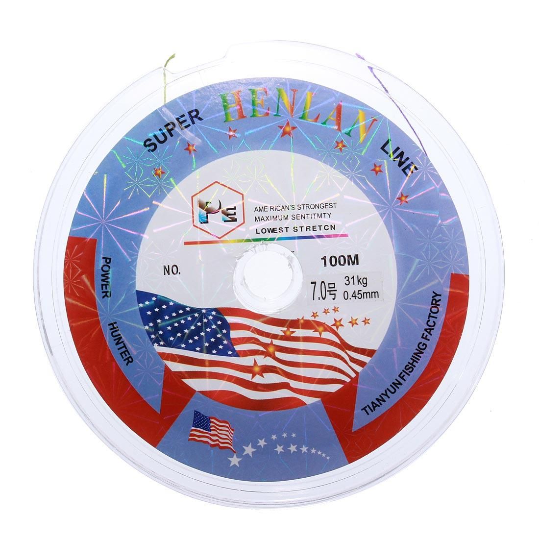 (Mango) ZANLURE 100M Dyneema Super Fishing Line Power Hunter PE Wire Line Braided Line