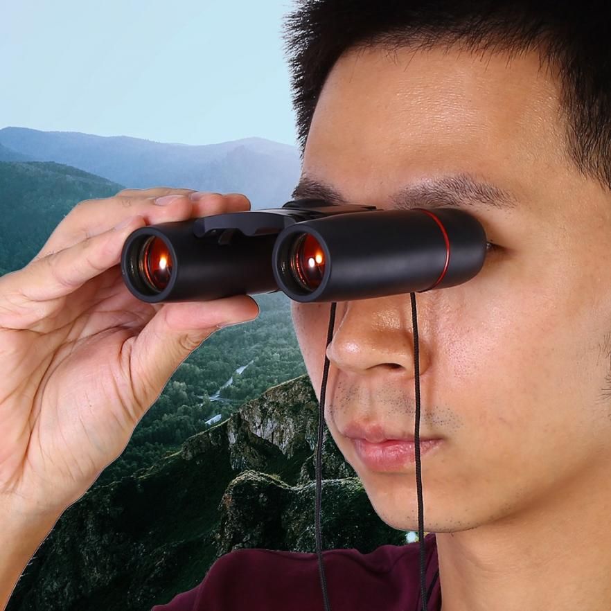 30 * 60 Portable Metal Binoculars Lightweight Dual Focusing s Mini Binocular For Bird/Star Watching