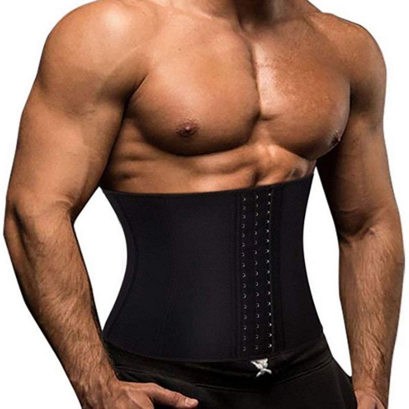 Man Shaper Male Waist Trainer Cincher Corset Male Body Modeling Belt Tummy Slimming Strap Fitness Shapewear