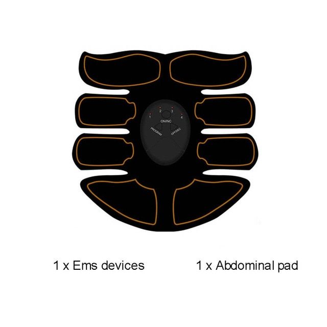Abdominal Muscle Trainer Fitness EMS Sport Press Stimulator Gym Equipment Training Apparatus Home Electric Exercises Machine