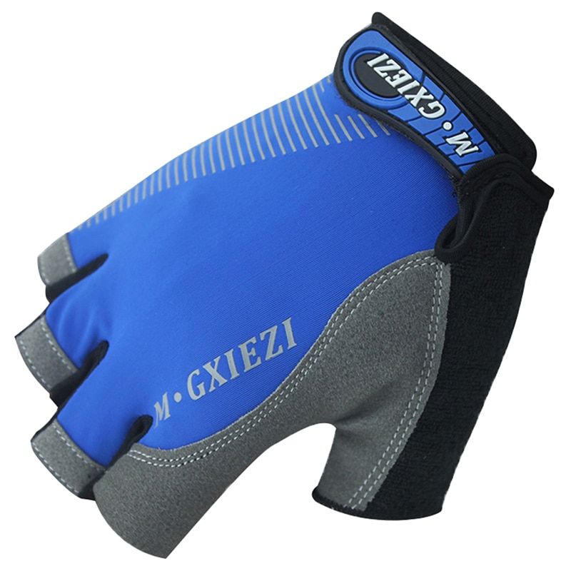 1pair Cycling Gloves Sports Summer Breathable Half Finger Gloves Shockproof MTB Mountain Bicycle Winter Autumn Bike Gloves