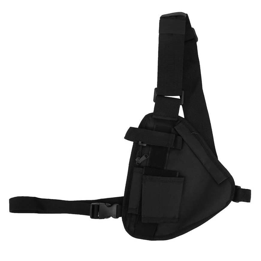Outdoor Multi‑pocket Caller Triangle Tactics Chest Bag Vest Zipper Camping