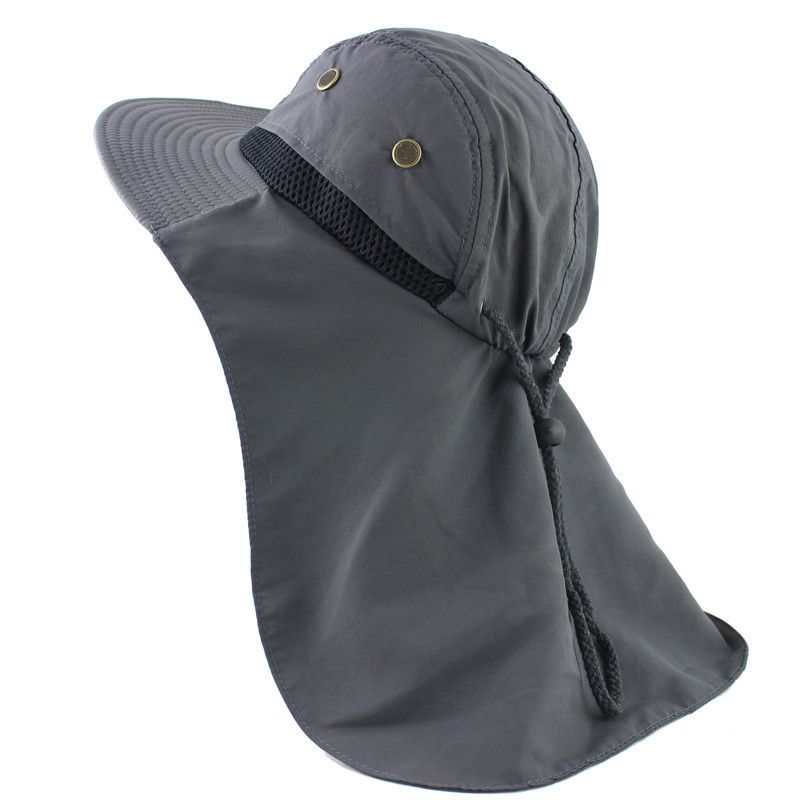 Hat With Neck Fishing Hiking Outdoor Uv Protection Sun Hat