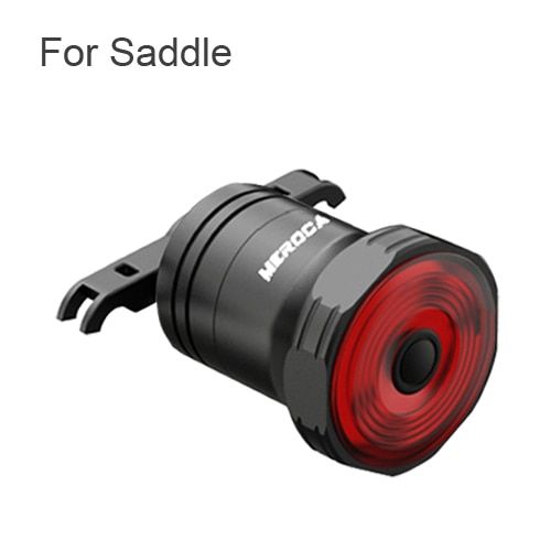 Bicycle Smart Auto Brake Sensing Light IPx6 Waterproof LED Chargable Cycling Taillight Bike Rear Light Bike Accessories-Light For Saddle